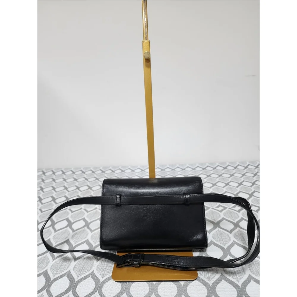 Saint Laurent Kate Monogram Leather Crossbody Bag Black